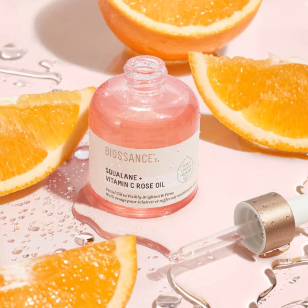 NIB Squalane + Vitamin C Rose oil - Biossance - Picture 2 of 14